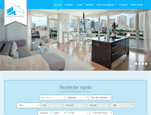 Tablet Screenshot of immobiliere-elmostakbal.com